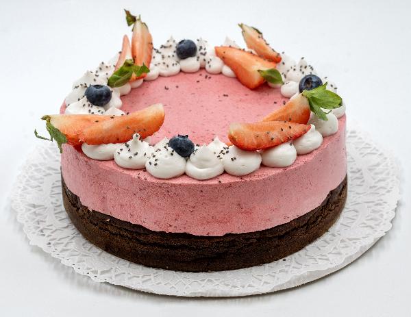 Gyümölcsös mousse torta